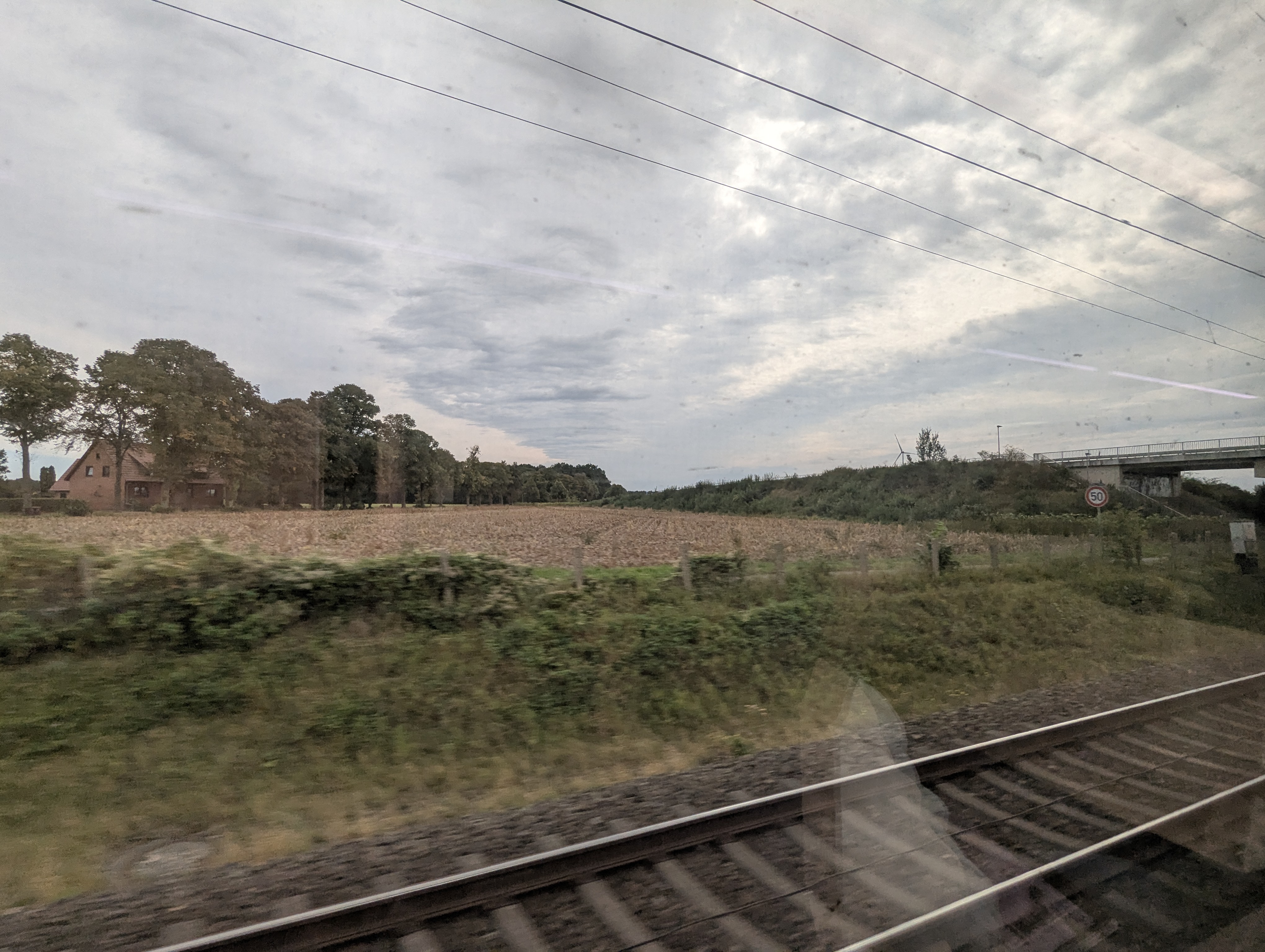 Train to Muenster, Germany